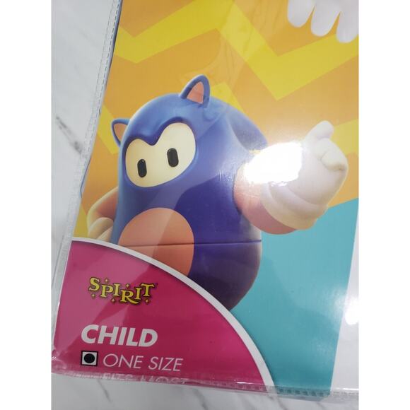 [01729433] Spirit Halloween Kids Sonic the Hedgehog Inflatable Costume-Fall Guys - Picture 2 of 5